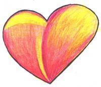 Human - Heart - Pen Paper Colors