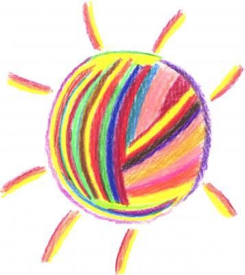 Sky - Sun - Pen Paper Colors