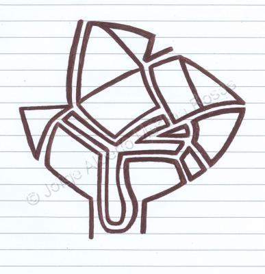 Christ - Christ Flower - Pen Paper Colors