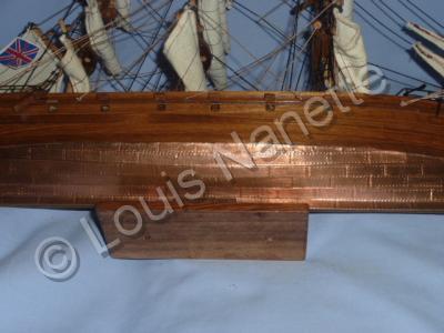 Model Ship Brick - Model Of The Clipper Ship Cutty Sark - Small