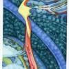 Series9  60 Global View - Watercolors Paintings - By Calvin Alexander Mcfarlane Sr, Abstract Painting Artist