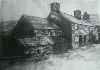 Buildings - Tryweryn Post Office - Charcoal