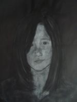 Sian - Mixed Drawings - By Wendy Jones, Realism Drawing Artist