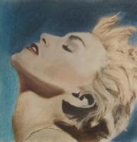 True Blue 2 - Pastel Drawings - By Wendy Jones, Realism Drawing Artist