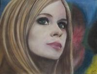 Avril - Pastel Drawings - By Wendy Jones, Realism Drawing Artist