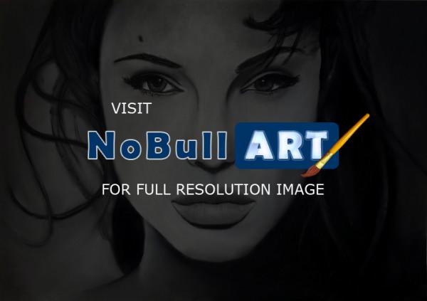 Portrait - Angelina Jolie - Pastel