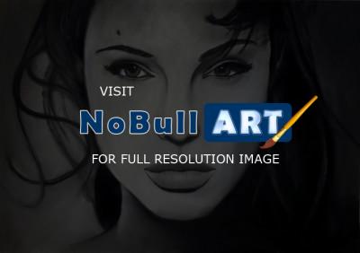 Portrait - Angelina Jolie - Pastel