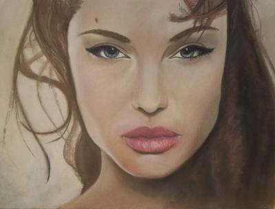 Portrait - Angelina - Pastel