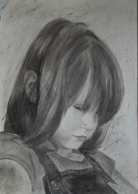 Portrait - Lil - Charcoal