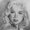 Diana Dors - Charcoal Drawings - By Wendy Jones, Realism Drawing Artist