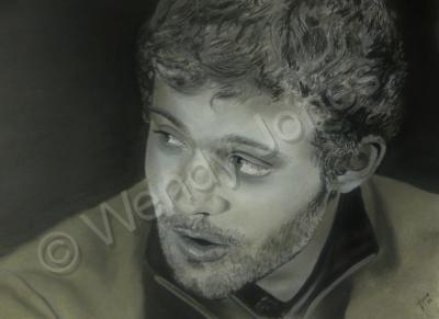 Portrait - Leigh Halfpenny - Pastel