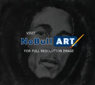 Portrait - Bob Marley - Pastel