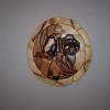 Hunter  Bear - Natural Woods Woodwork - By Pjay Evans, Intarsia Woodwork Artist