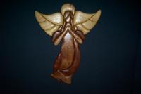 Angel - Natural Woods Woodwork - By Pjay Evans, Intarsia Woodwork Artist