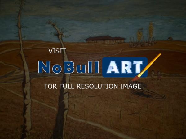 Landscape - Global Village - Oil On Canvas