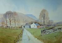 Far Gearstones Farm Yorkshire - Watercolour Paintings - By Malcolm Coils, Traditional Transparent Waterc Painting Artist