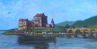 Fantasy Castle - Oil On Canvas Paintings - By Anton Nichols, Fantasy Painting Artist
