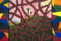 Paintings - Calvary Through Thorns - Oil On Canvas