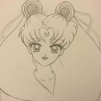 Sailor Moon Sketch - Pencil Drawings - By Ta Lago, Mangaanime Drawing Artist