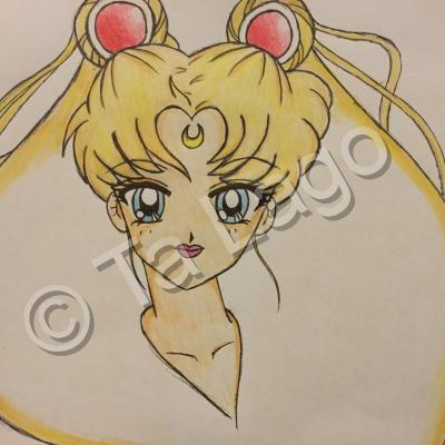 Fan Art - Sailor Moon Color - Pencil