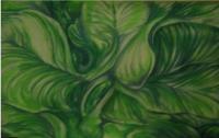 Green - Pastel Paintings - By Michelle Murphy, Abstract Painting Artist