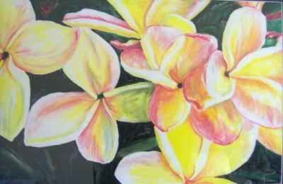 Flowers - Yellow - Pastel