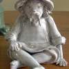 Pottery Man - Low Fire Ceramics - By Michelle Murphy, Impressionism Ceramic Artist