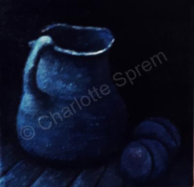 Char - Blue Jar - Acrylic