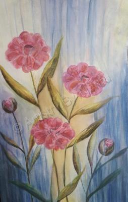 Paintings - Roses Weather The Winter With Panache - Watercolor