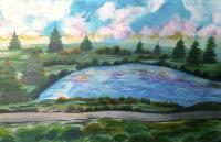 A Beautiful View - Watercolor Paintings - By Artistry By Ajanta, Landscape Painting Artist
