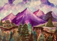 Moments In The Mountains - Watercolor Paintings - By Artistry By Ajanta, Landscape Painting Artist