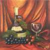 Fruit Of The Vine - Oil Paintings - By Christopher Vidal, Still Life Painting Artist