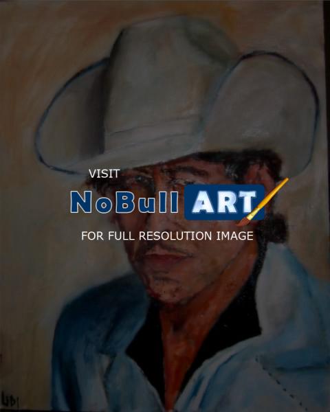 Portraits - Bob Dylan - Oil On Canvas