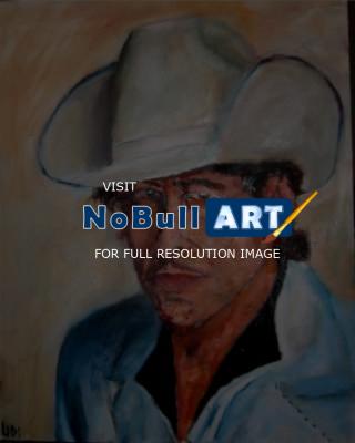 Portraits - Bob Dylan - Oil On Canvas