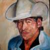Bob Dylan - Oil On Canvas Paintings - By Udi Peled, Impressionism Painting Artist