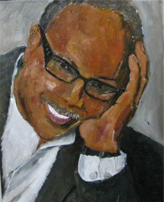 Jazz Music - Quincy Jones - Oil On Canvas