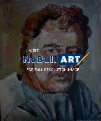 Portraits - Portrait Of Bo Rotunno - Oil On Canvas