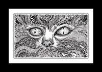 Creature Ps003 - Ink Drawings - By Stella Bethlehem, My Style Drawing Artist