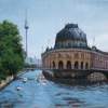 Bodemuseum Berlin Germany - Oil On Canvas Paintings - By Gary Sisco, Impressionist Painting Artist