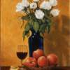 Wine And Roses - Oil On Linen Paintings - By Gary Sisco, Old Master Painting Artist