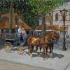 Carriage Ride In Amsterdam - Oil On Linen Paintings - By Gary Sisco, Representational Painting Artist