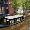 Amsterdam Houseboat - Oil On Linen Paintings - By Gary Sisco, Impressionist Painting Artist