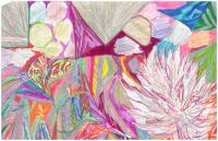 Wild Imagery - Colored Pencil Drawings - By Khalia Riley, Abstract Drawing Artist