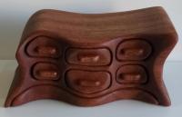 Voluptuous - Wood Woodwork - By Ramon Gibbs, Jewelry Box Woodwork Artist