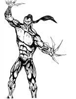Comics-Related Nonsense - Ripclaw - Pencil And Ink On Paper