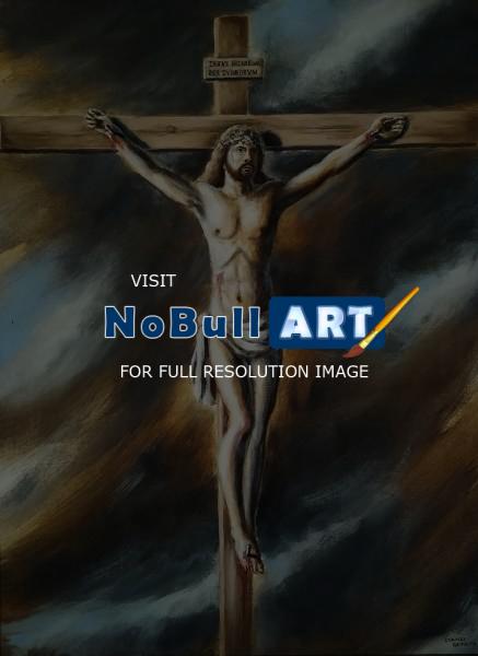 Figurative Works - Crucifixion - Acrylic
