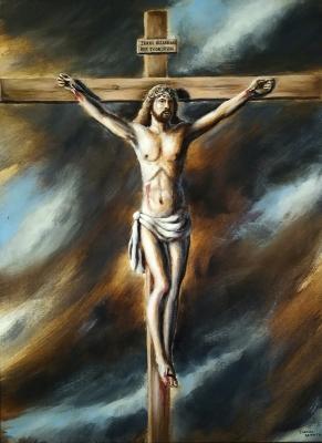 Figurative Works - Crucifixion - Acrylic