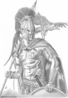 Mythology - Ares - Graphite Pencil