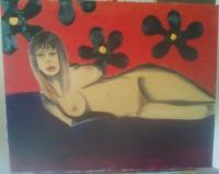 2 - Naked Artist - Oil On Canvas