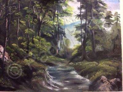 Nature - Forest View - Oil